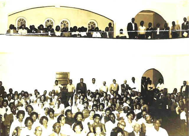Historic congregation of St. Luke AME Church gathered in worship